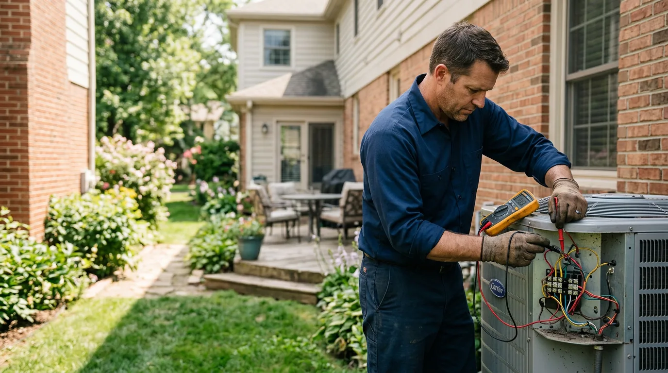 HVAC technician working near Pine Top, KY